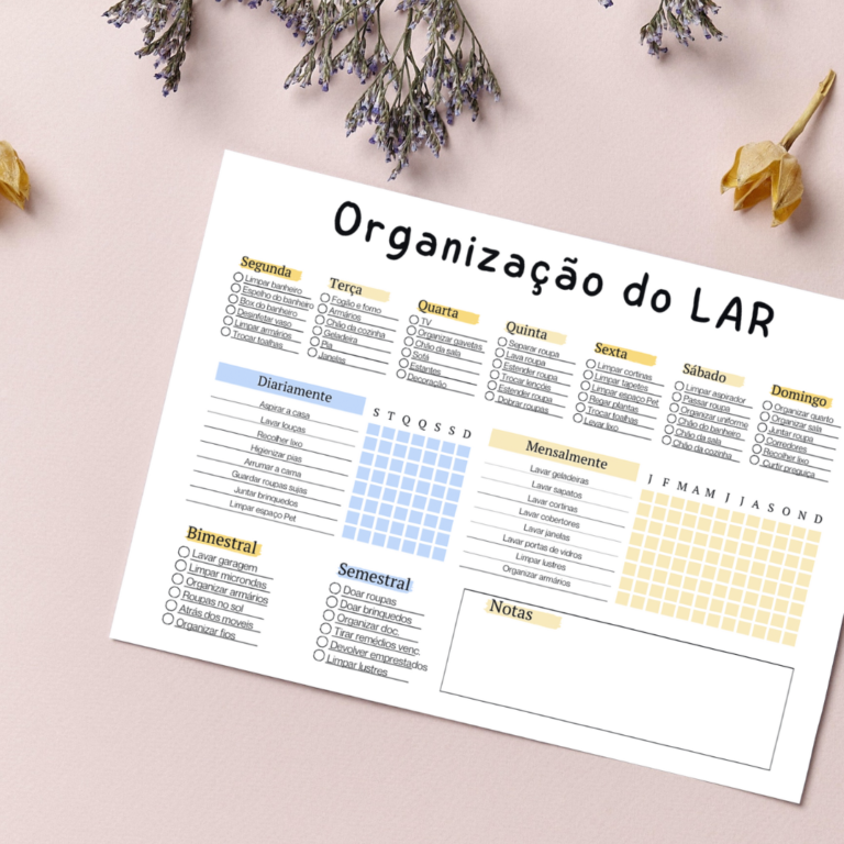 organização do lar